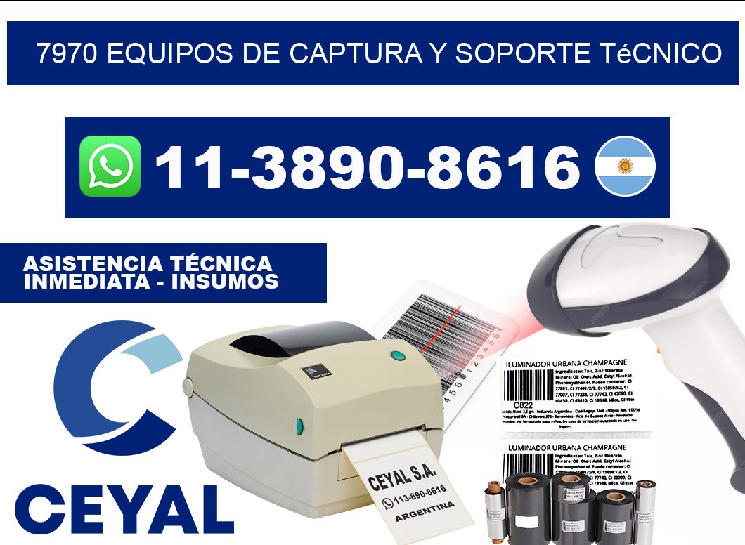 7970 Equipos de Captura y Soporte Técnico