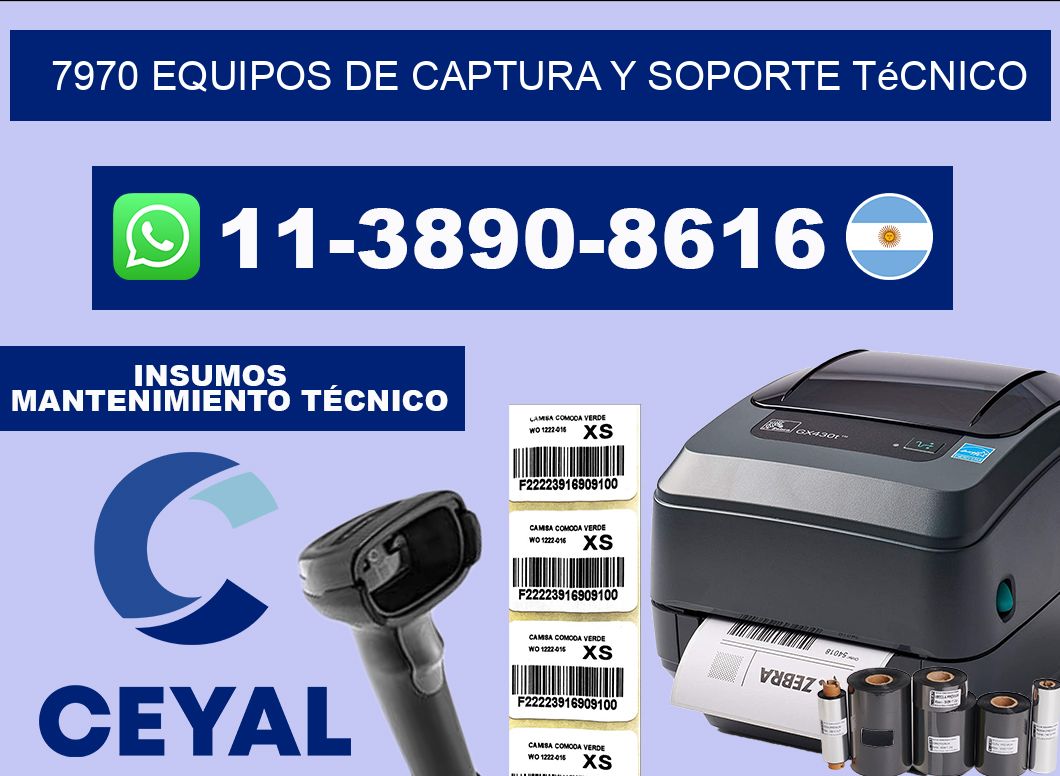 7970 Equipos de Captura y Soporte Técnico