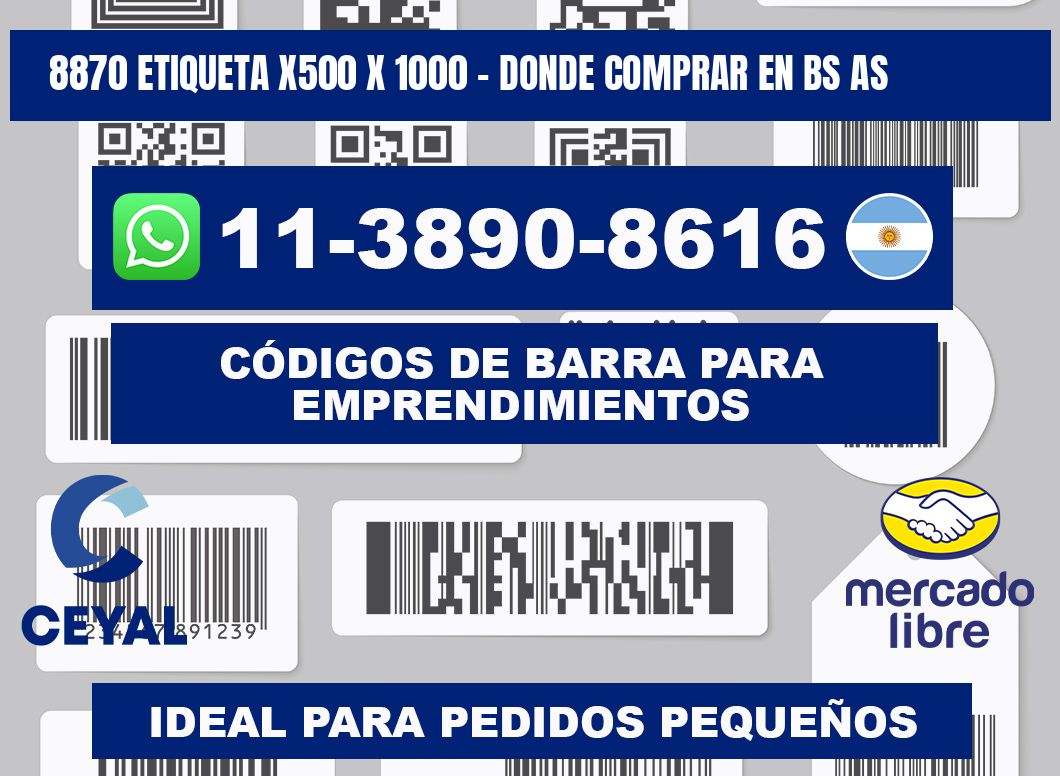 8870 etiqueta x500 x 1000 - Donde Comprar en bs as