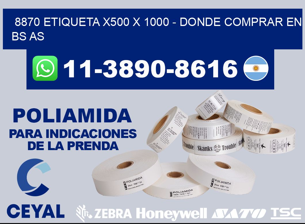 8870 etiqueta x500 x 1000 - Donde Comprar en bs as