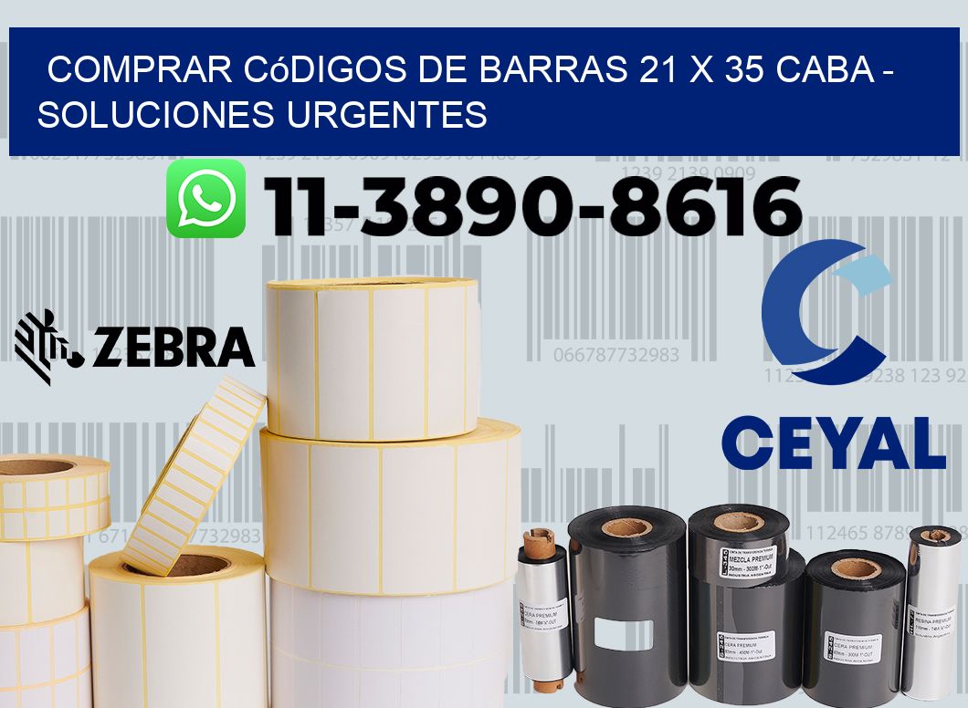 Comprar códigos de barras 21 x 35 CABA - soluciones urgentes