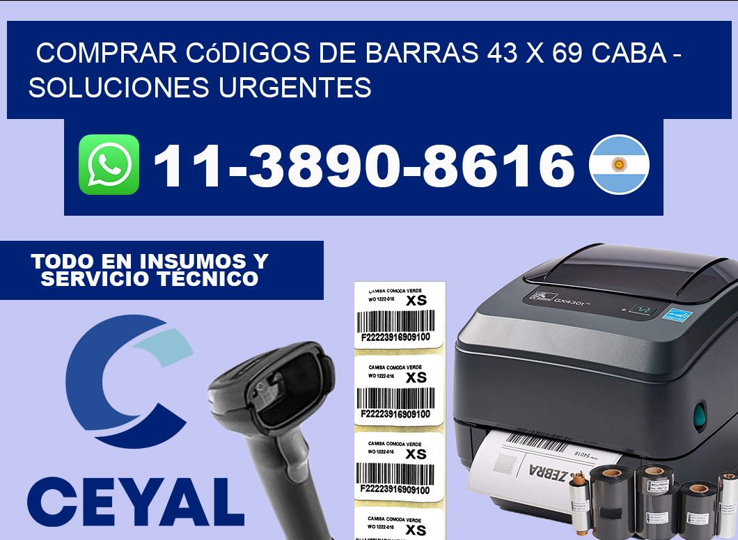 Comprar códigos de barras 43 x 69 CABA – soluciones urgentes