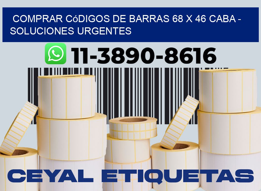 Comprar códigos de barras 68 x 46 CABA - soluciones urgentes