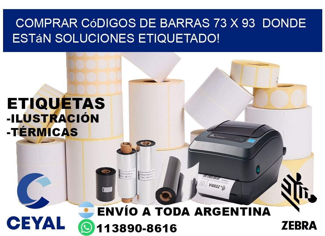 Comprar códigos de barras 73 x 93  donde están soluciones etiquetado!