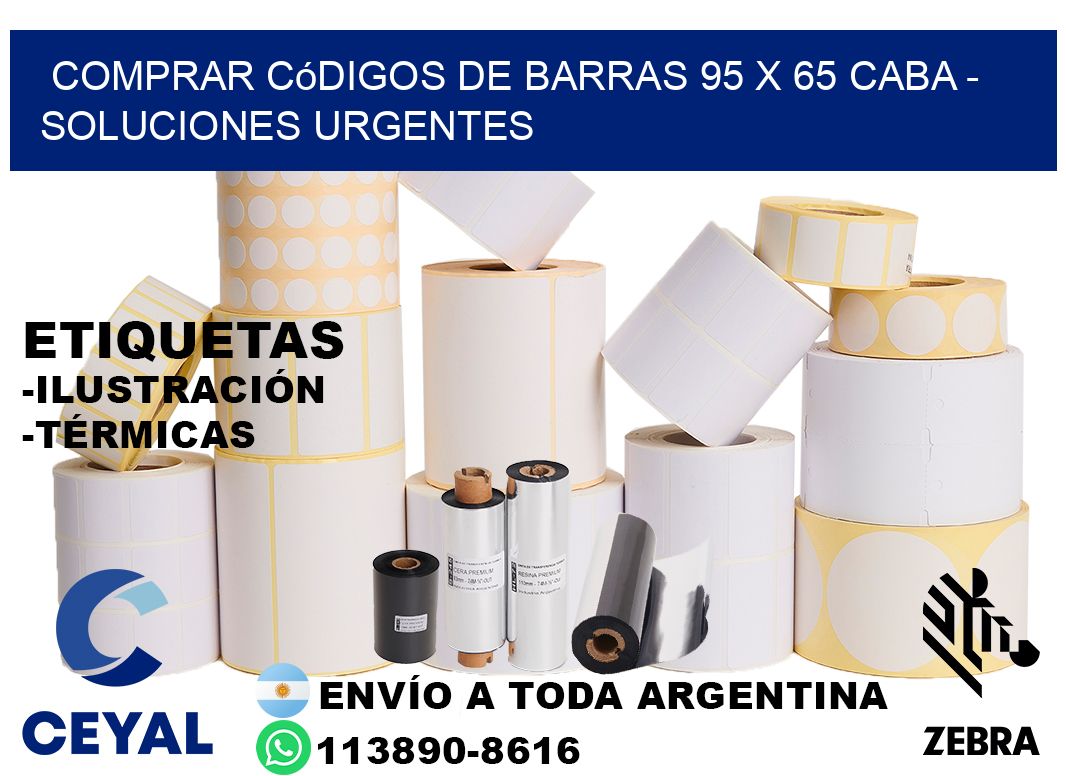 Comprar códigos de barras 95 x 65 CABA - soluciones urgentes