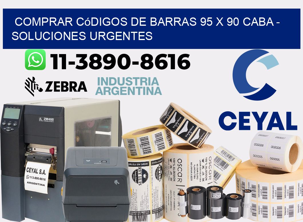 Comprar códigos de barras 95 x 90 CABA - soluciones urgentes