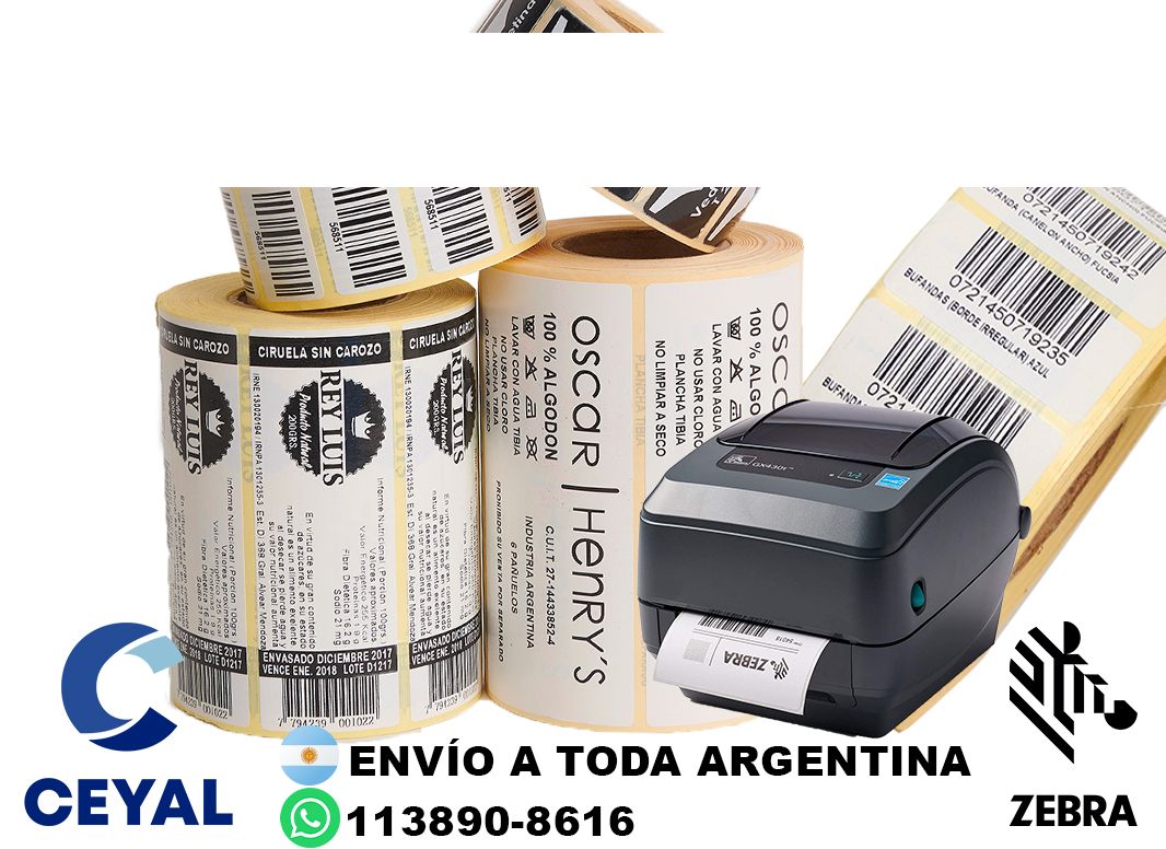 Donde Comprar etiquetas 79 x 97 en CABA? Buenos Aires - Stock permanente