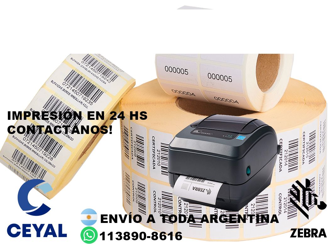 Donde Comprar etiquetas 95 x 46 LINIERS? Buenos Aires - Stock permanente