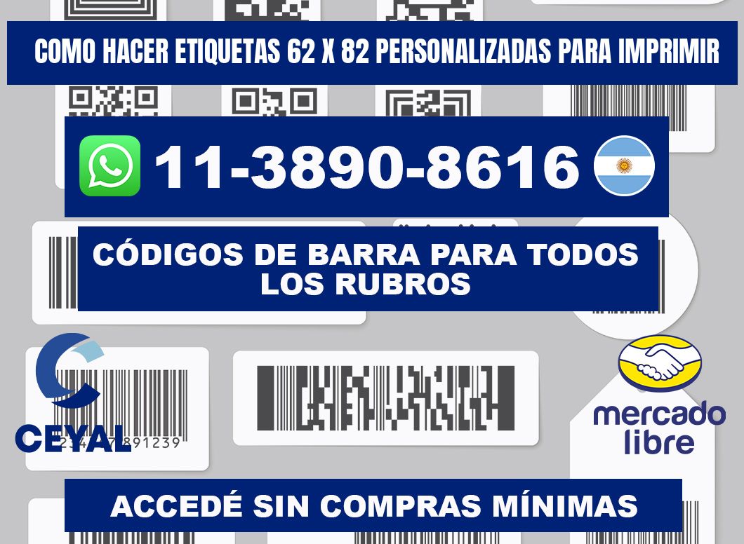 como hacer etiquetas 62 x 82 personalizadas para imprimir