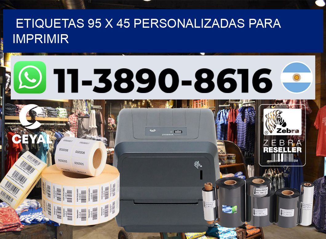 etiquetas 95 x 45 personalizadas para imprimir