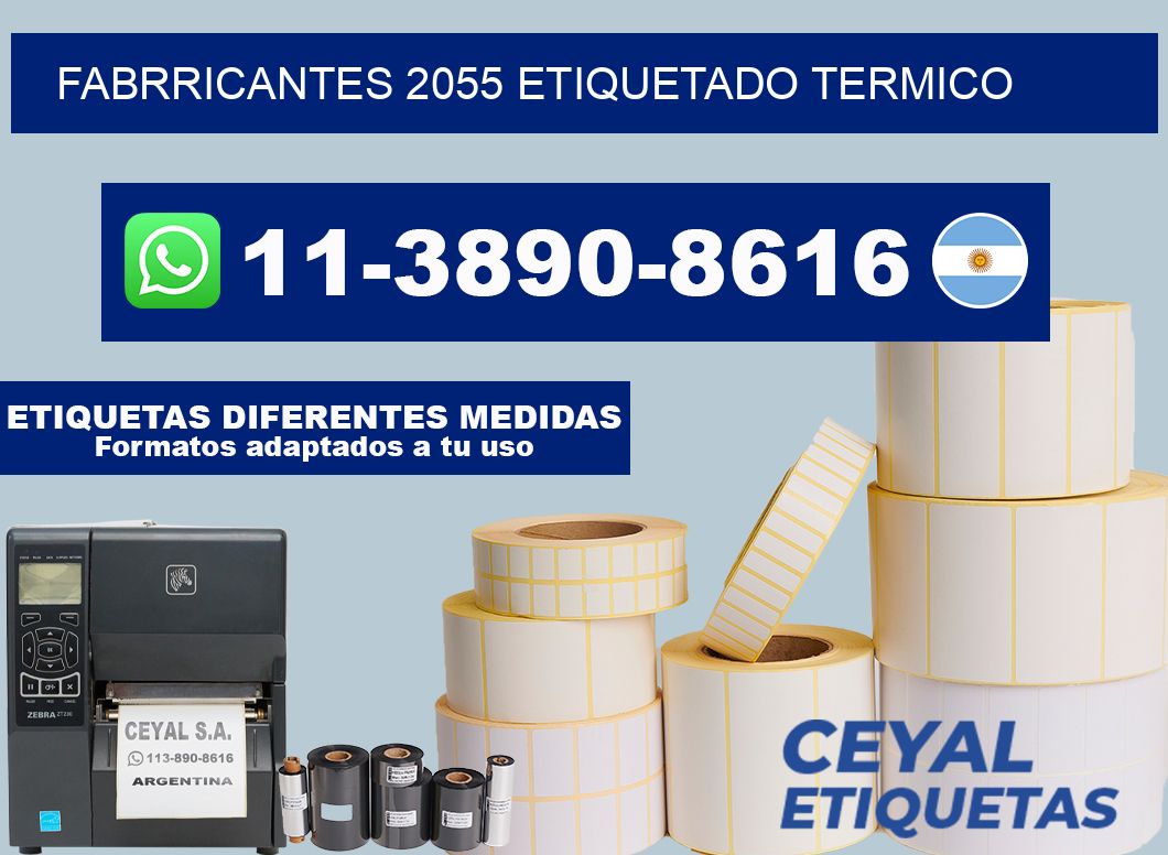 FABRRICANTES 2055 ETIQUETADO TERMICO