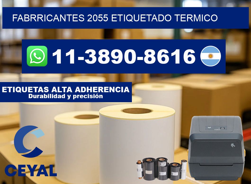 FABRRICANTES 2055 ETIQUETADO TERMICO