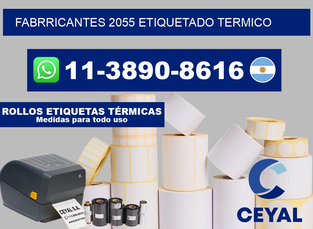 FABRRICANTES 2055 ETIQUETADO TERMICO