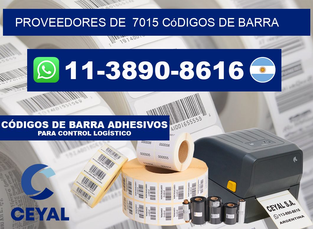 Proveedores de 7015 códigos de barra