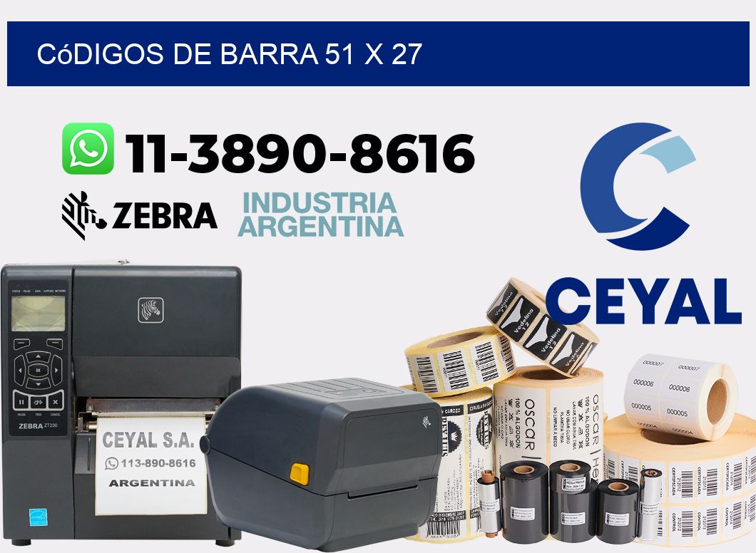 códigos de barra 51 x 27