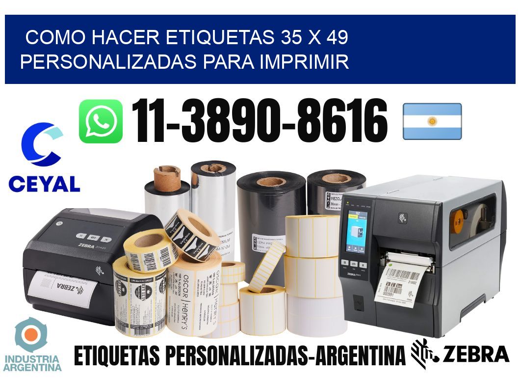 como hacer etiquetas 35 x 49 personalizadas para imprimir