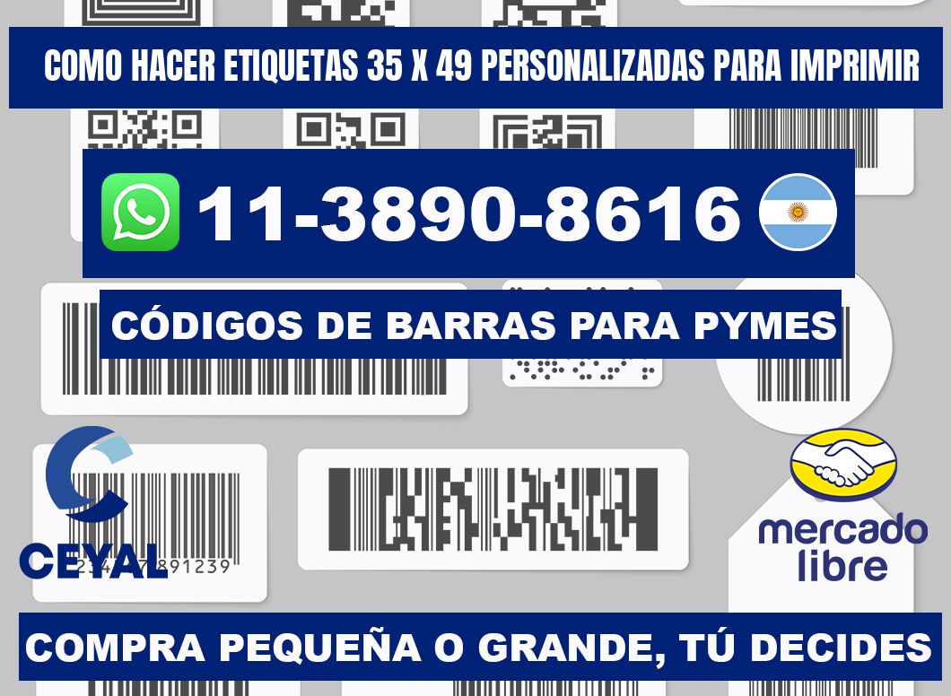 como hacer etiquetas 35 x 49 personalizadas para imprimir