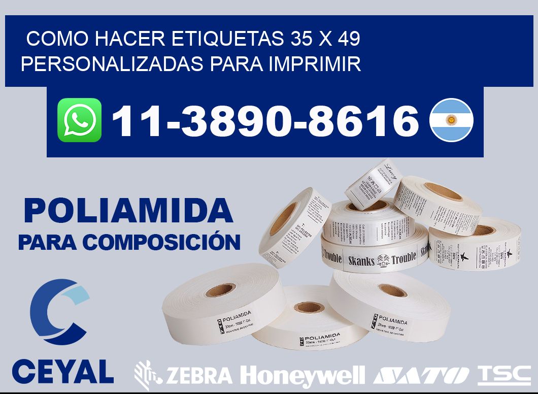 como hacer etiquetas 35 x 49 personalizadas para imprimir