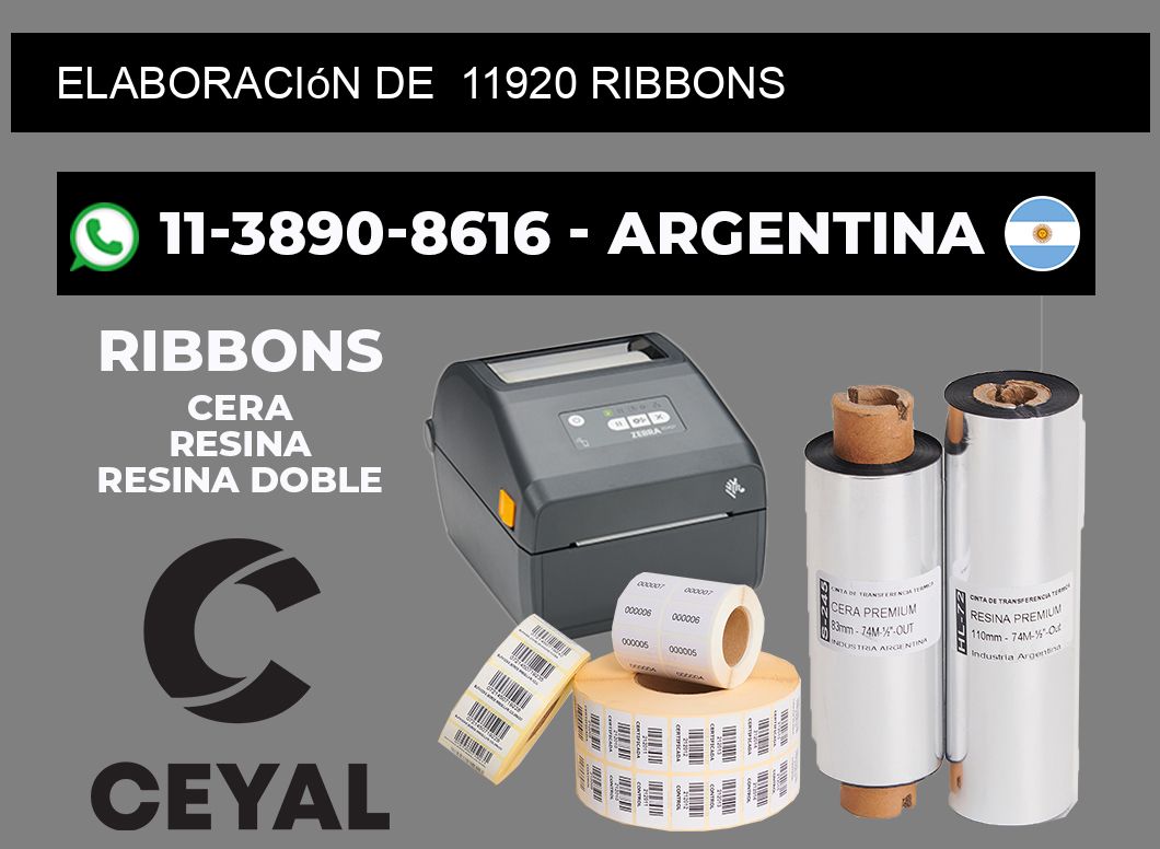elaboración de  11920 ribbons