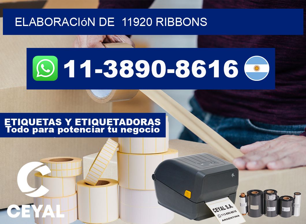 elaboración de  11920 ribbons