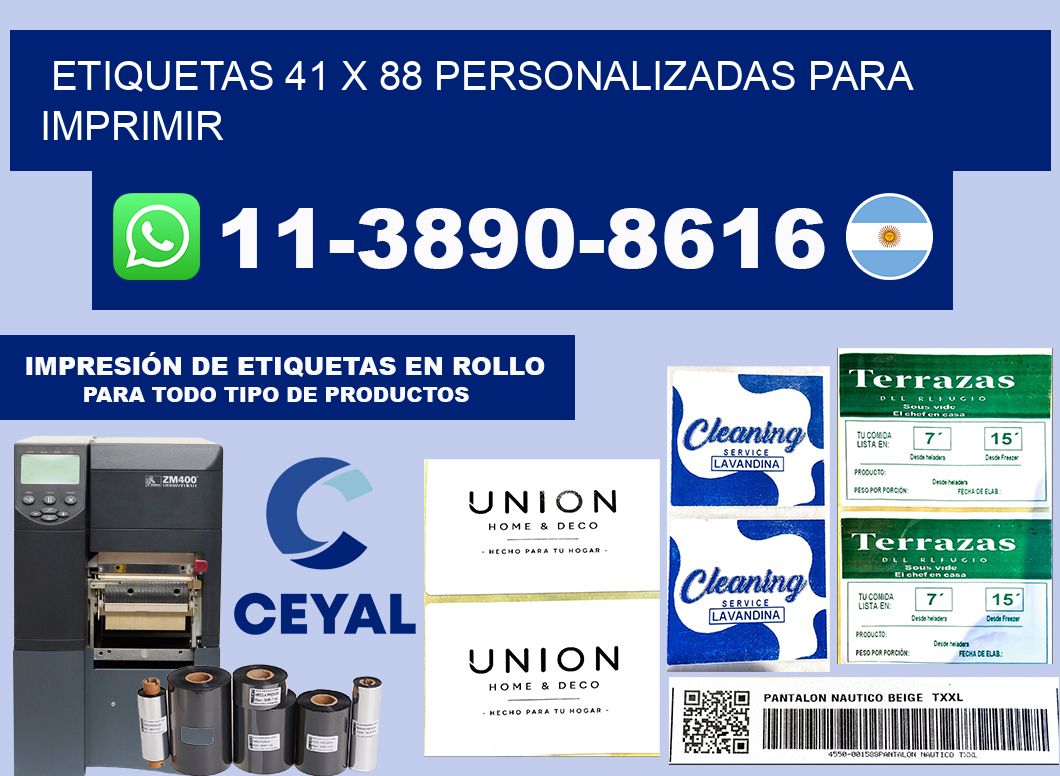 etiquetas 41 x 88 personalizadas para imprimir