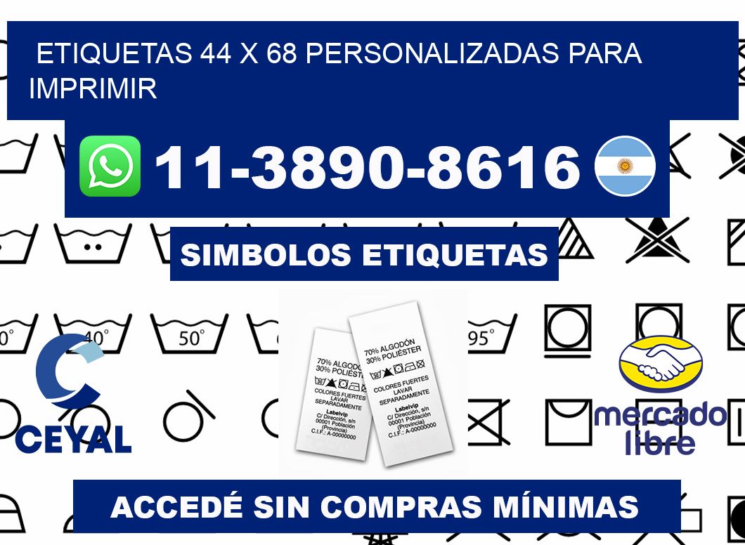 etiquetas 44 x 68 personalizadas para imprimir