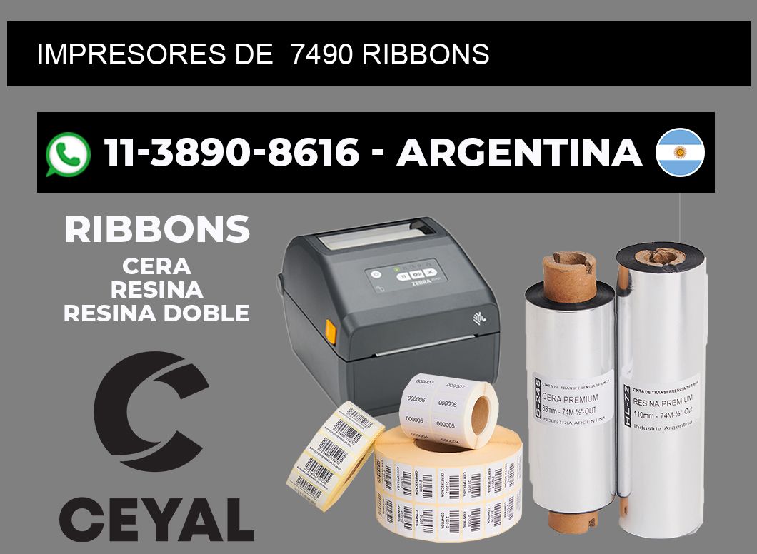 impresores de 7490 ribbons