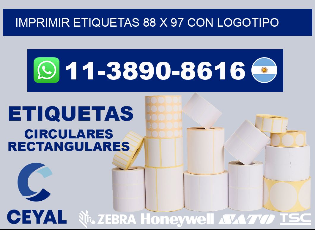 imprimir etiquetas 88 x 97 con logotipo
