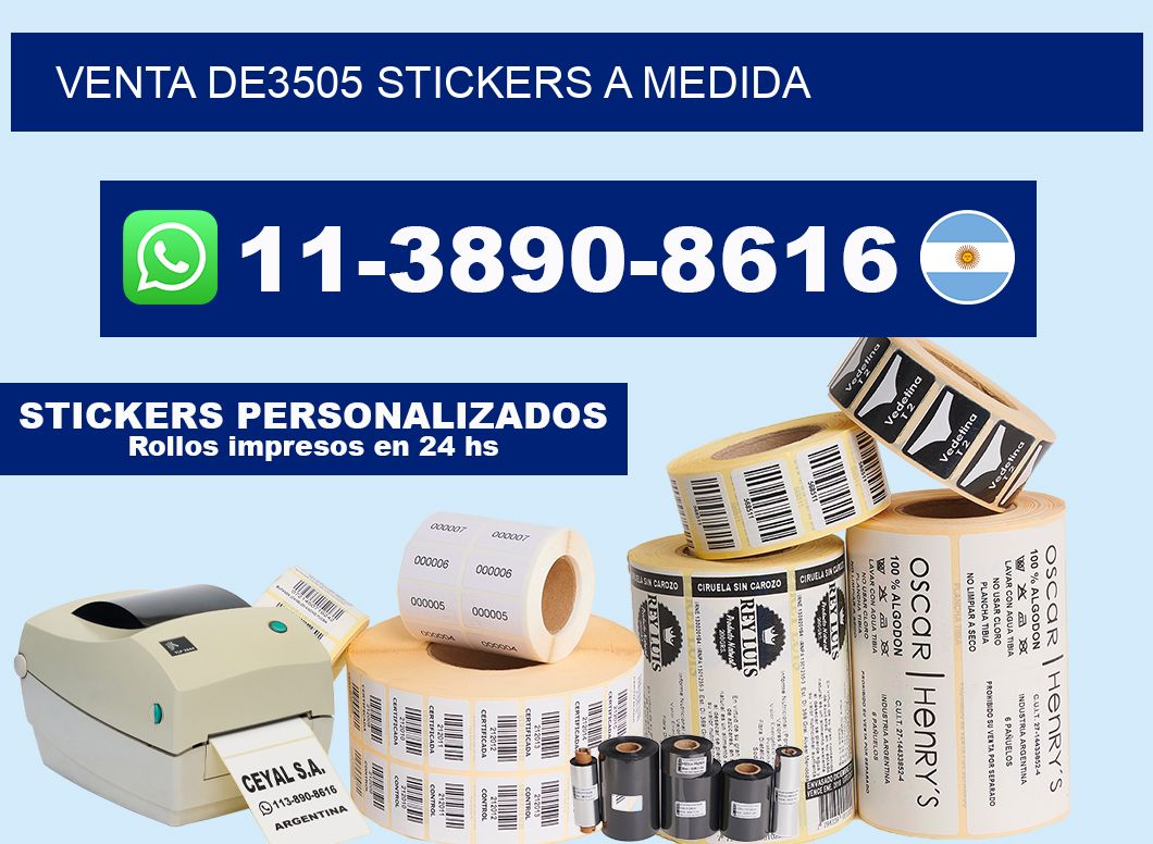 venta de3505 stickers a medida