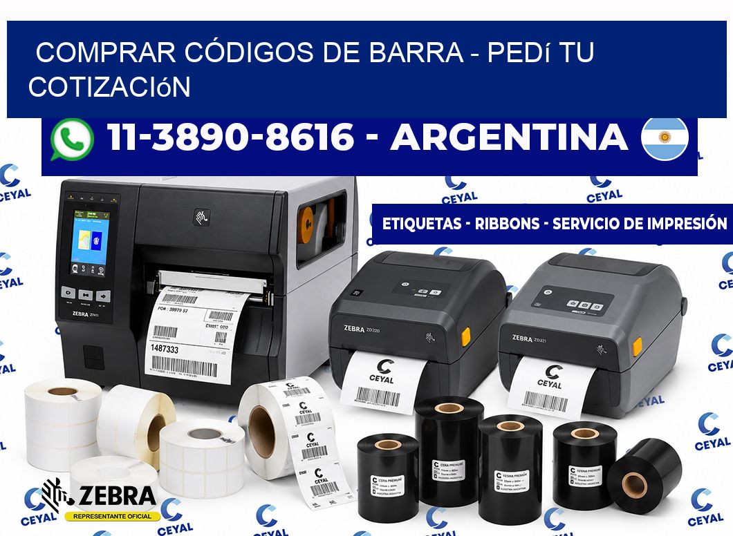 COMPRAR CÓDIGOS DE BARRA - Pedí tu cotización