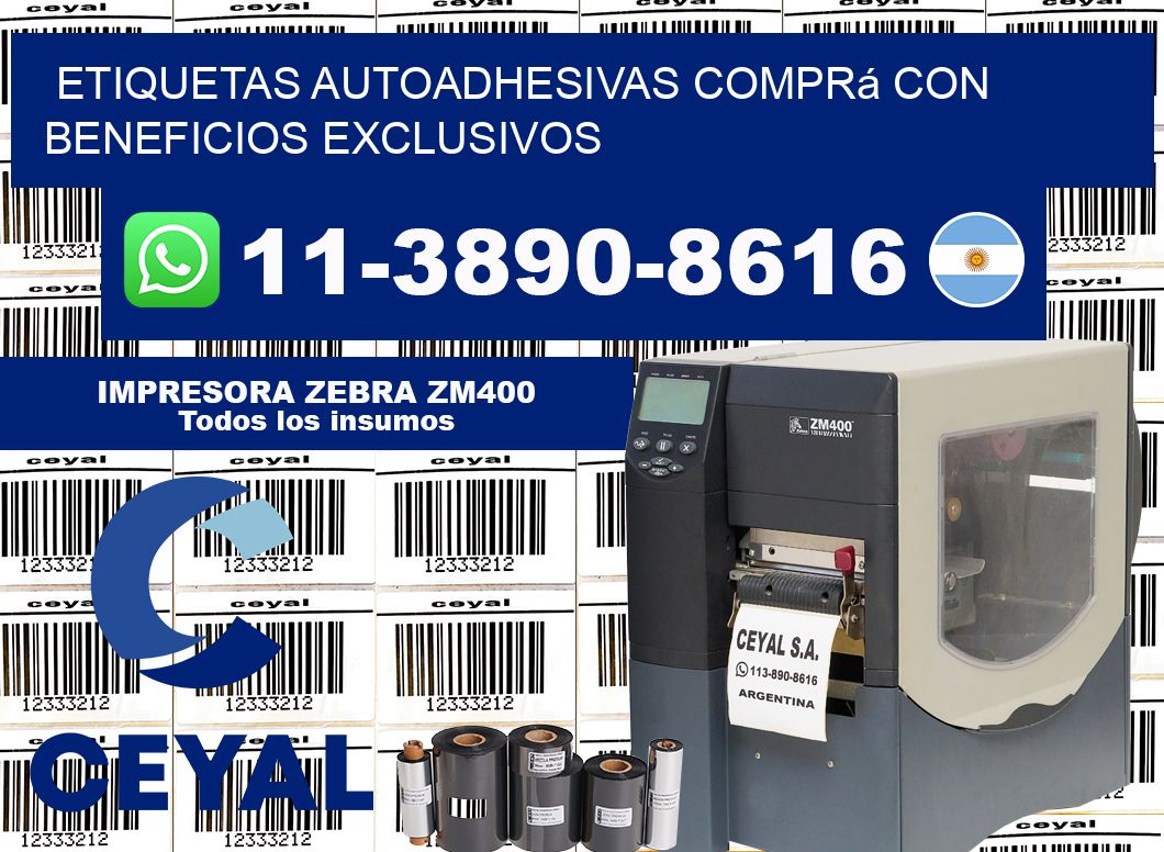 ETIQUETAS AUTOADHESIVAS Comprá con beneficios exclusivos
