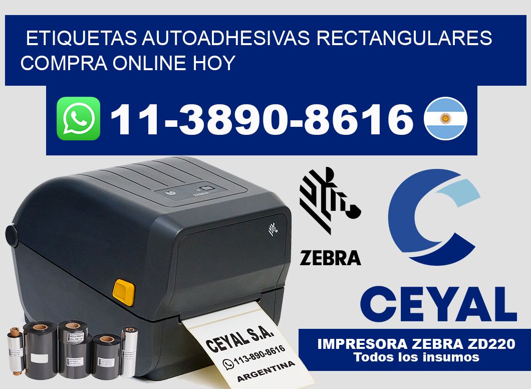 ETIQUETAS AUTOADHESIVAS RECTANGULARES Compra online hoy