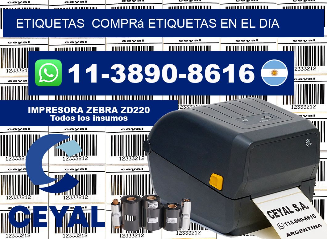 ETIQUETAS  Comprá etiquetas en el día