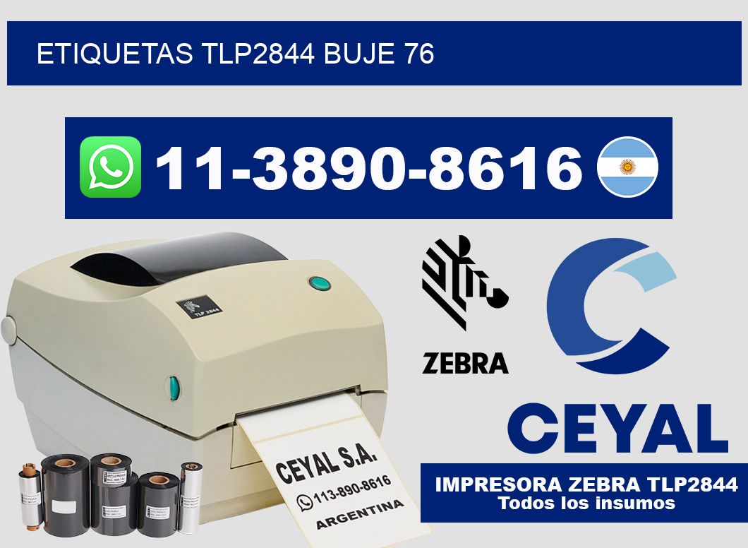 ETIQUETAS TLP2844 Buje 76