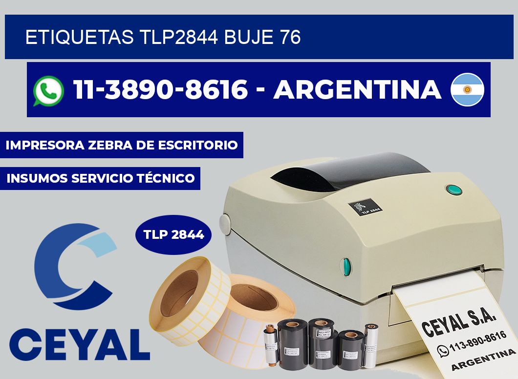 ETIQUETAS TLP2844 Buje 76