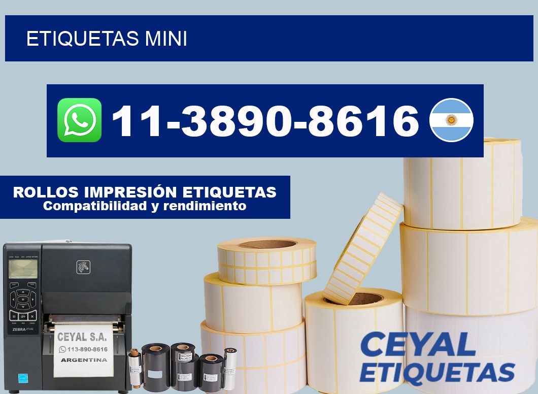 ETIQUETAS mini