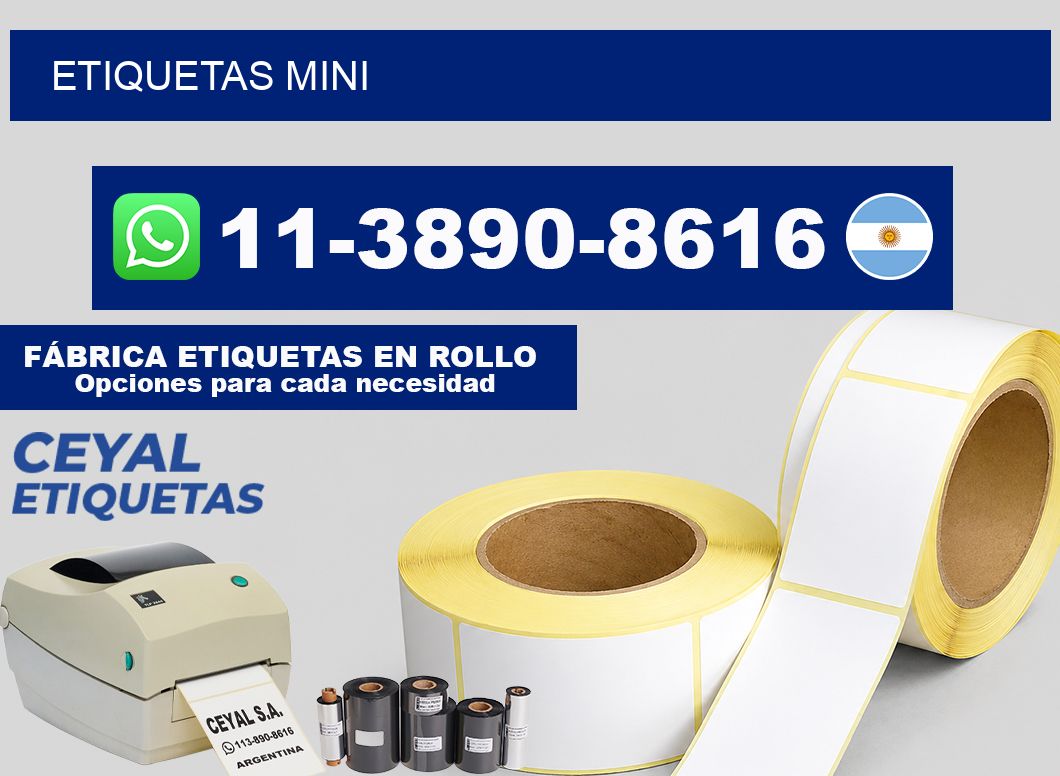 ETIQUETAS mini