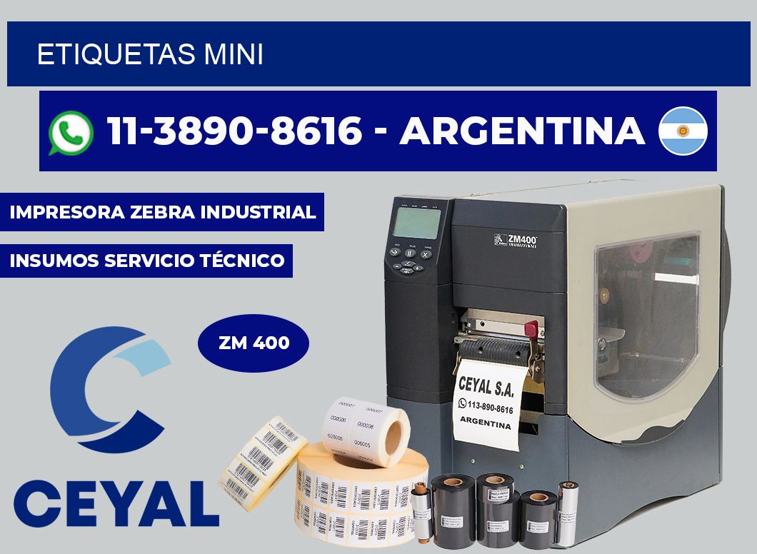 ETIQUETAS mini
