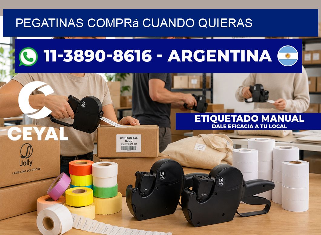 PEGATINAS Comprá cuando quieras