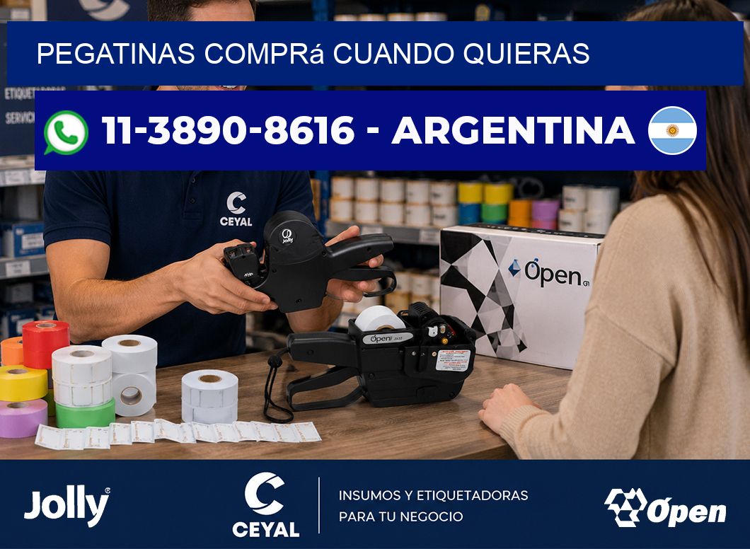 PEGATINAS Comprá cuando quieras