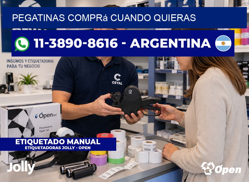 PEGATINAS Comprá cuando quieras