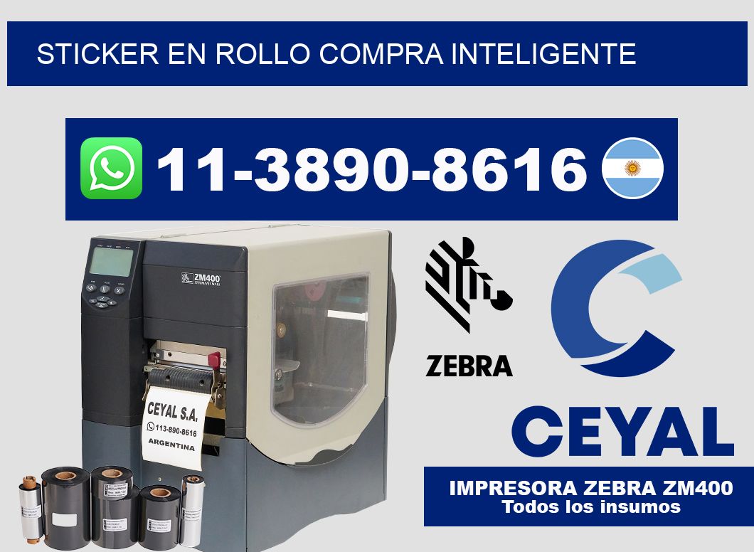 STICKER EN ROLLO Compra inteligente