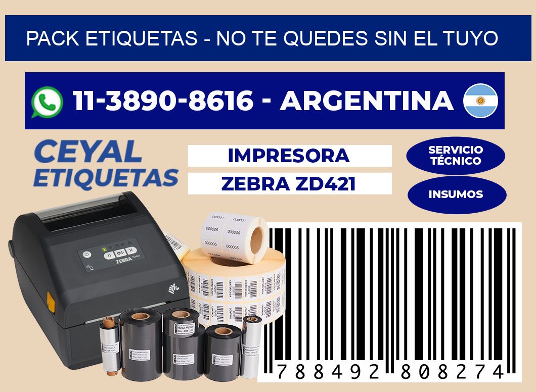 pack etiquetas - No te quedes sin el tuyo