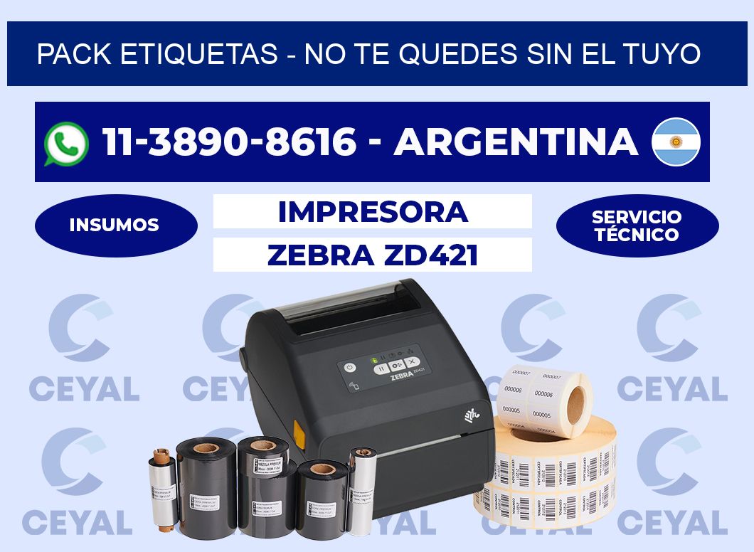pack etiquetas - No te quedes sin el tuyo