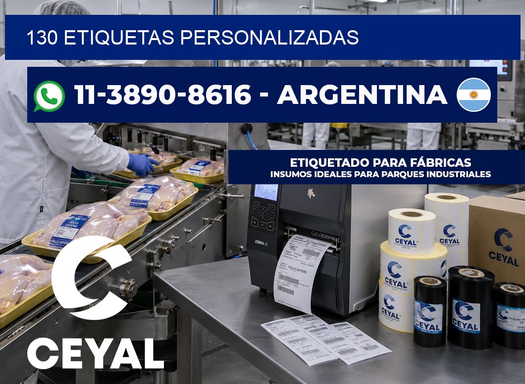 130 ETIQUETAS PERSONALIZADAS