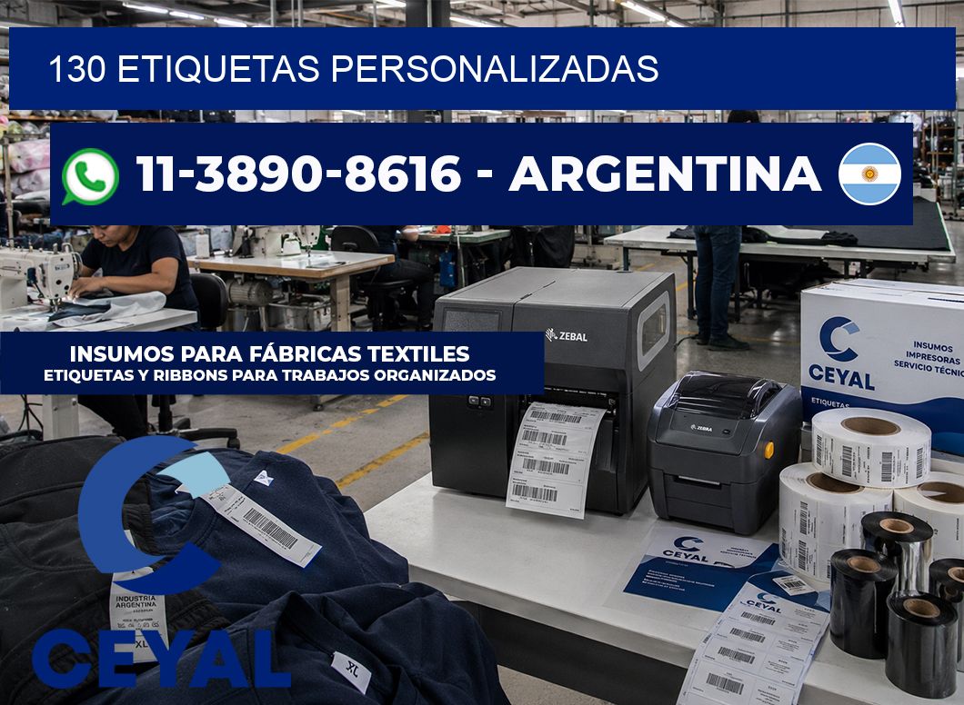 130 ETIQUETAS PERSONALIZADAS