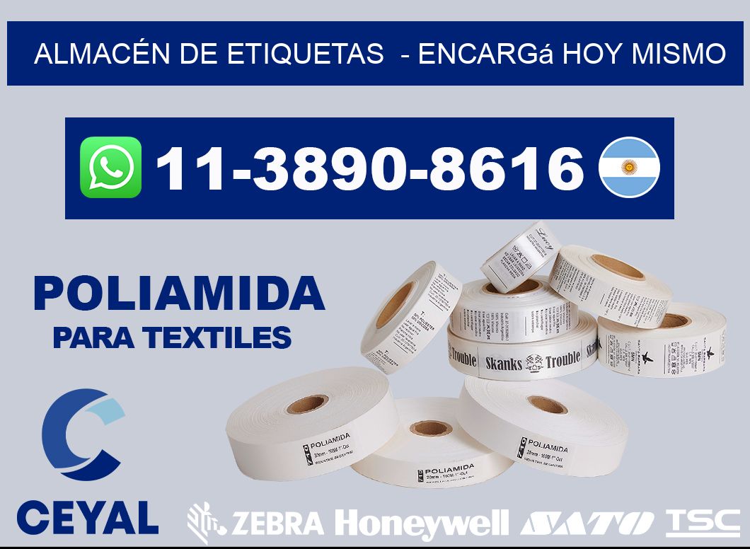 ALMACÉN DE ETIQUETAS  - Encargá hoy mismo