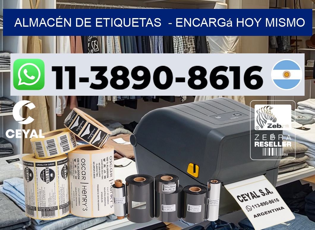 ALMACÉN DE ETIQUETAS  - Encargá hoy mismo