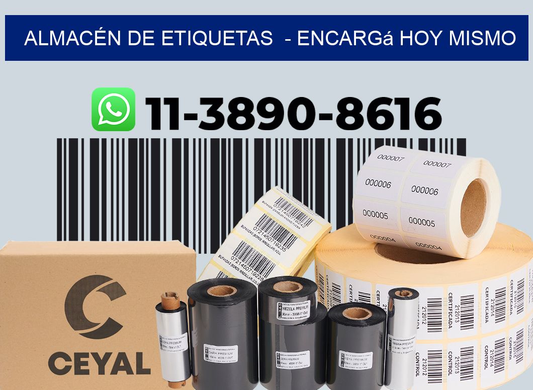 ALMACÉN DE ETIQUETAS  - Encargá hoy mismo
