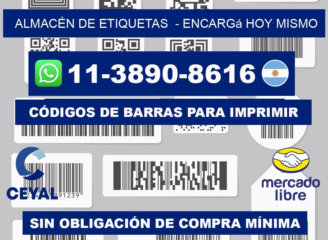 ALMACÉN DE ETIQUETAS  - Encargá hoy mismo